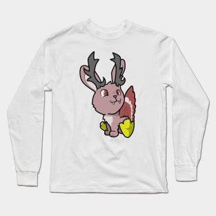 Compendium of Arcane Beasts and Critters - Wolpertinger (textless) Long Sleeve T-Shirt